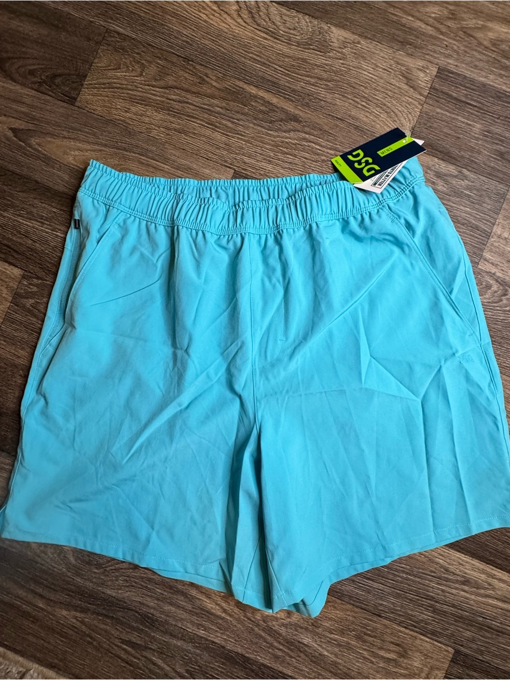 DSG Men's Aqua Blue Athletic Shorts